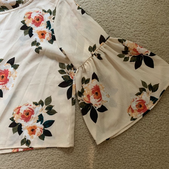 stella tweed floral top - Picture 3 of 3